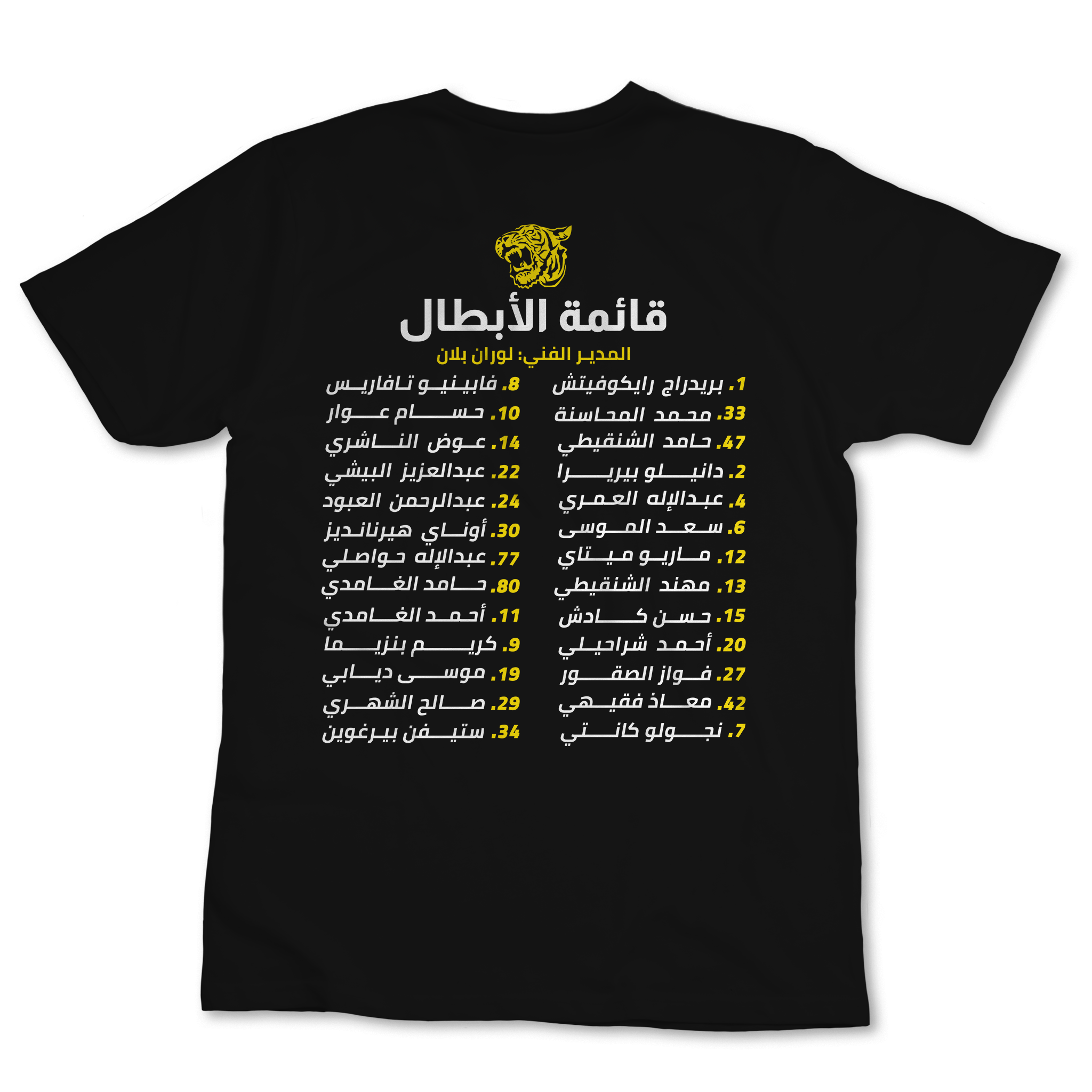 قائمة الأبطال - الاتحاد